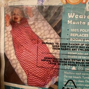 NWT Little Journey Baby Wearable Fleece Blanket